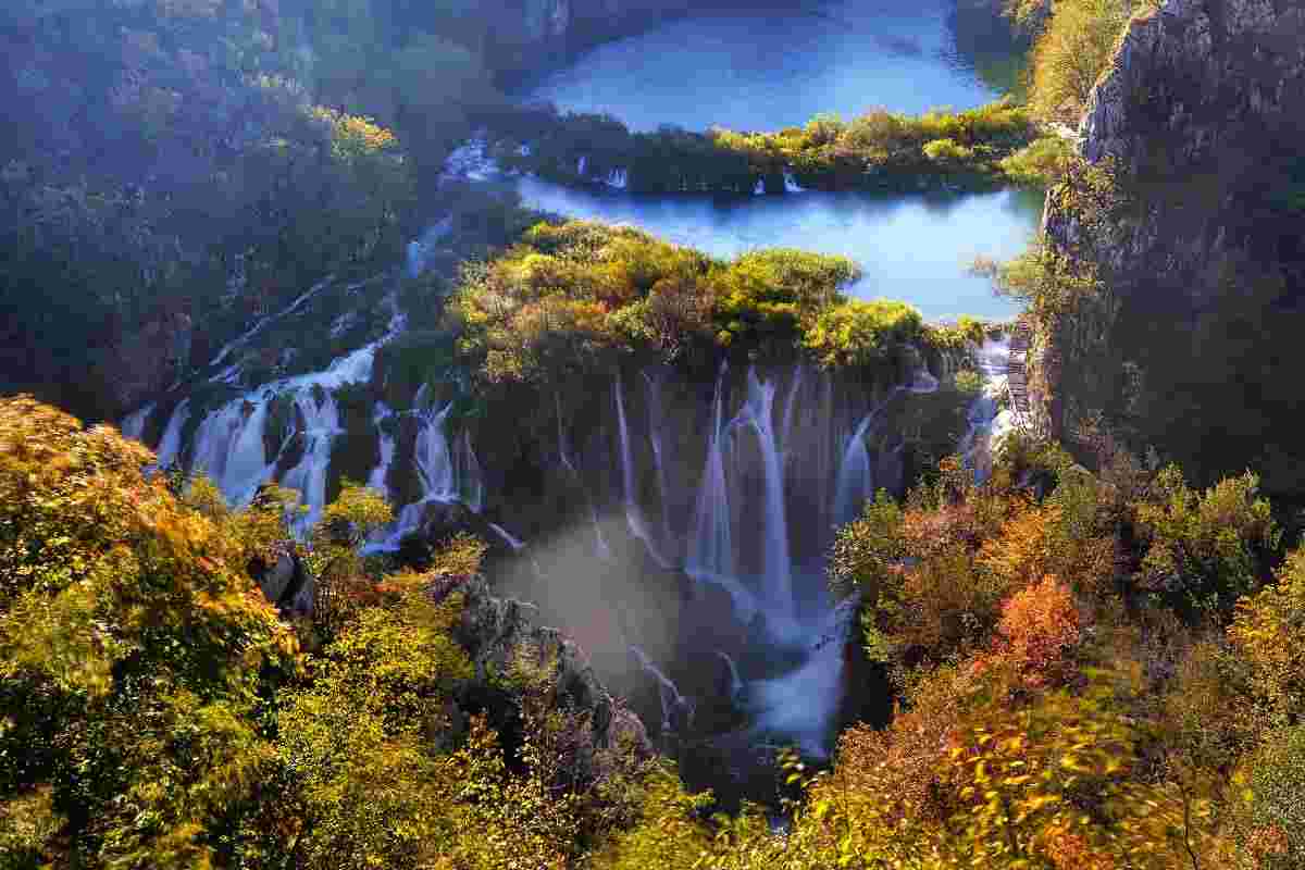 scopri il foliage dei laghi di plitvice